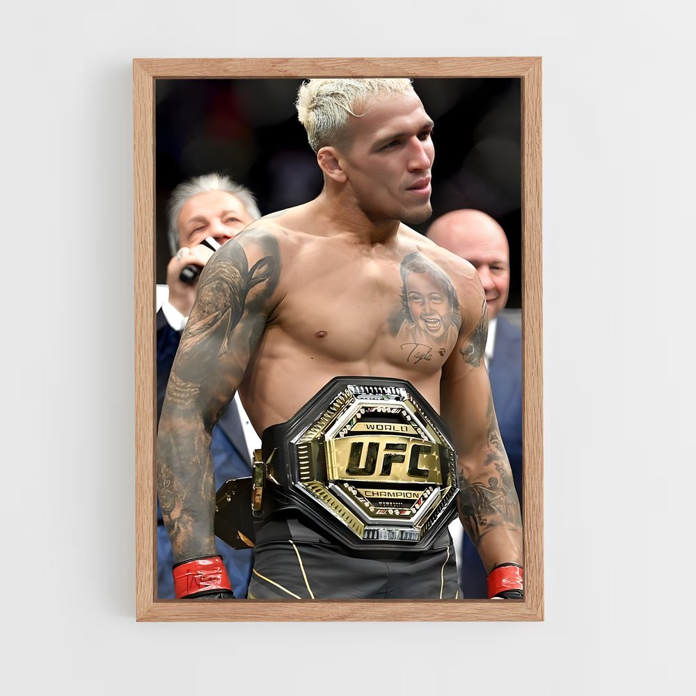 Poster Oliveira Champion – affiche MMA (vue 4)